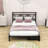 Metal Platform Bed with 2 Drawers-1514307475