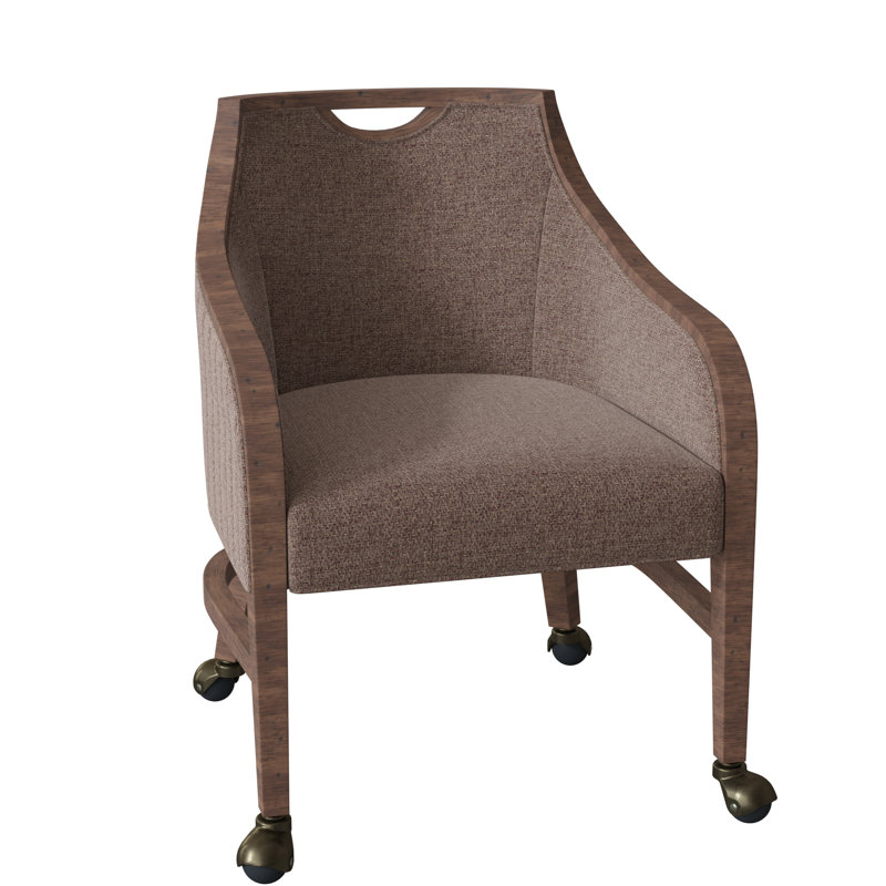 Anthony 24" W Armchair, Tobacco, 8789 Bark Polyester