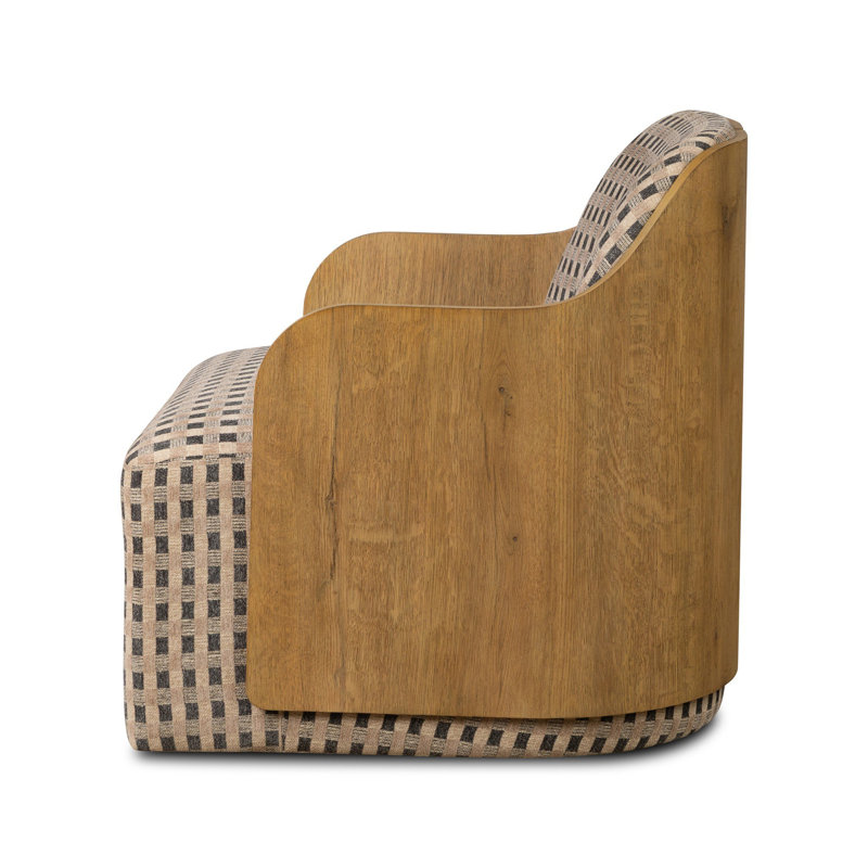 Hemphill Swivel Chair-Laughlin Natural, Firefinch Fawn