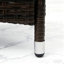 Chaises d'extérieur roulantes, 2 chaises longues inclinables, avec coussin, coussin, appui-tête, accoudoirs et roues