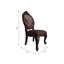 Chaise d'appoint Versailles au fini cerisier (ensemble de 2)