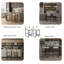 Ensemble de 2 tabourets de bar rembourrés en similicuir avec tabourets de bar et structure en métal pour comptoir, îlot de cuisine (beige)