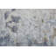 Tapis bleu / blanc abstrait en polyester tissé à la machine 4 pi x 6 pi Abstract-1055067368