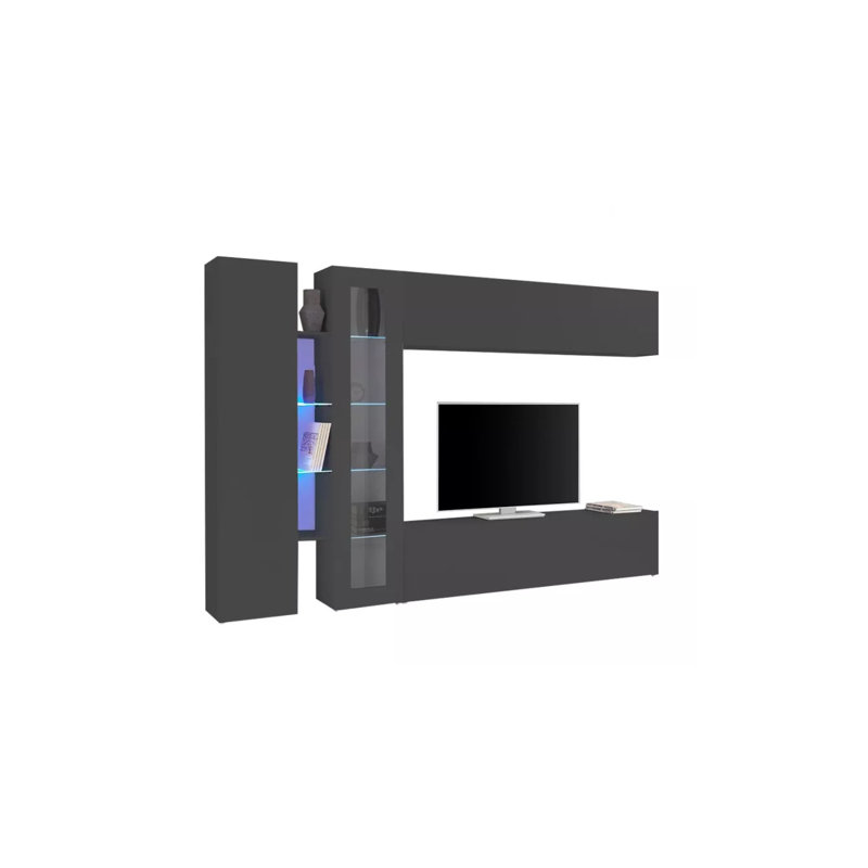 Casilda Rectangle Accent Cabinet, Anthracite
