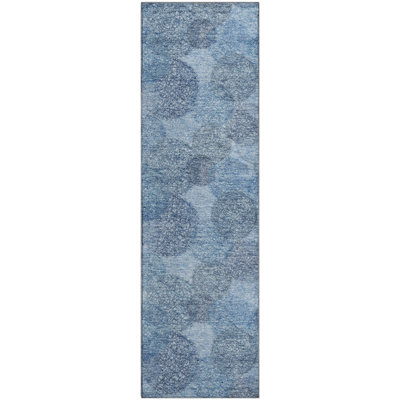 Premium Machine Washable Prisco Denim Rug