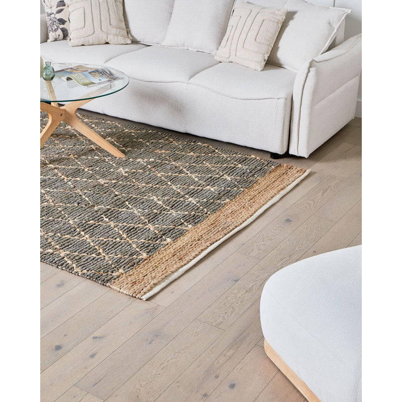 Rug TELLIKAYA Jute Grey, Rectangle 160 x 230 cm
