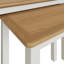 Daris Nest Of 2 Side End Tables. Solid Oak. Fully Assembled.-1252230267