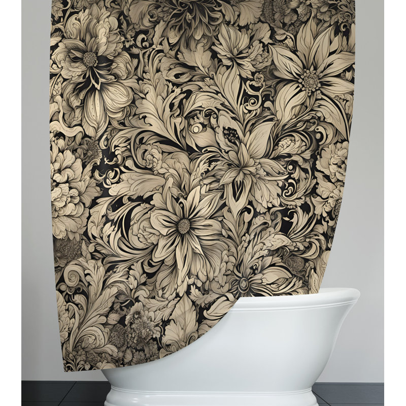 Rideau de douche Roemello, H 72 po x l 70 po