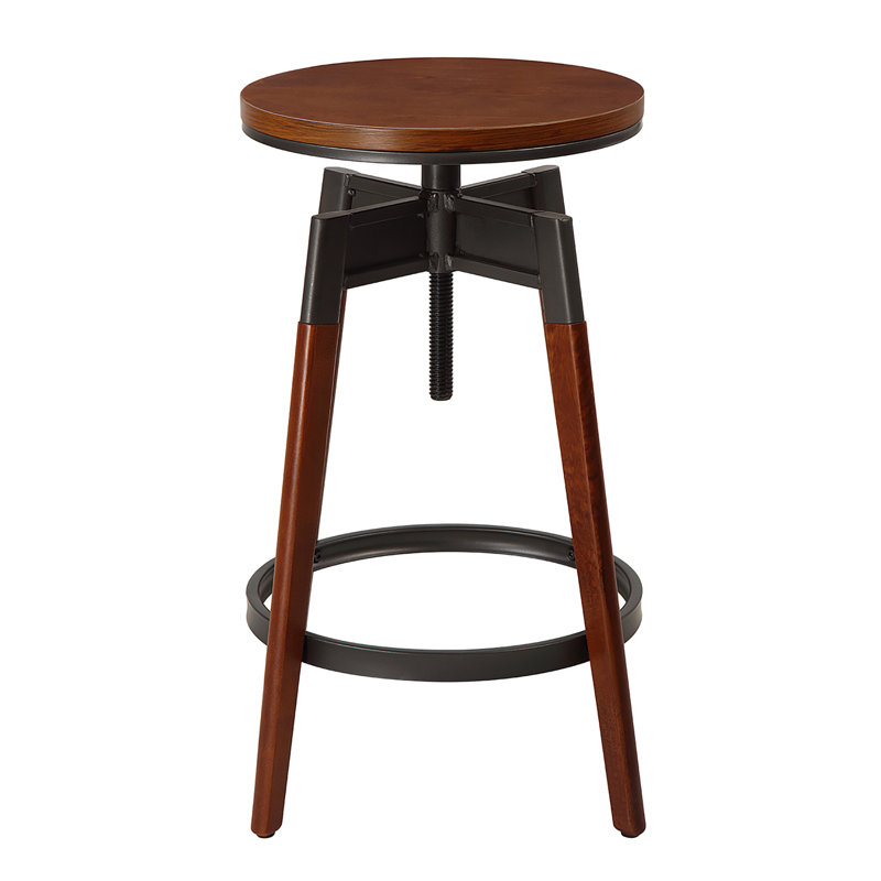 Azalea Park Modern Wood Adjustable Swivel Counter Stool