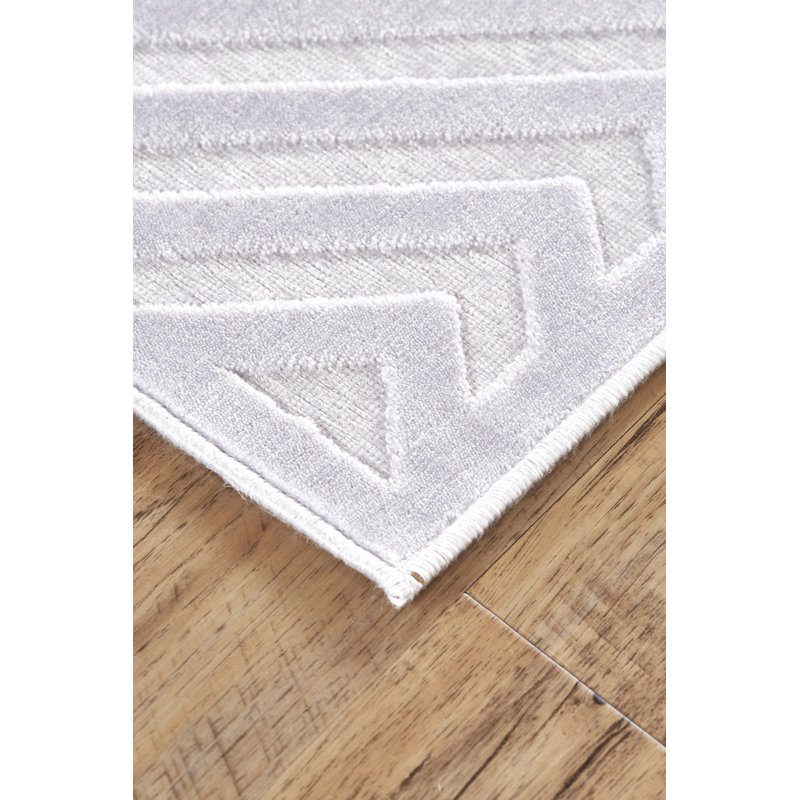 Tapis blanc Ewald, Rond 7'6" x 7'6"