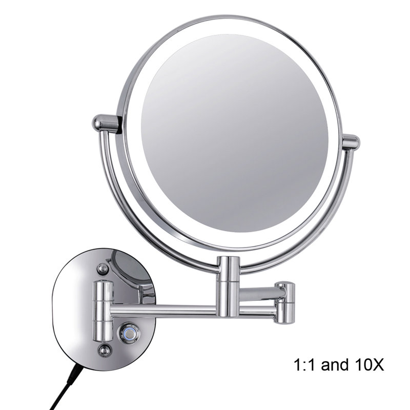 Jantzen Metal Concave Wall Mirror, 10, Chrome