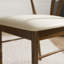 Ensemble de salle à manger moderne 7 pièces, table à manger en bois à 4 pieds avec 6 chaises triangulaires-26120765