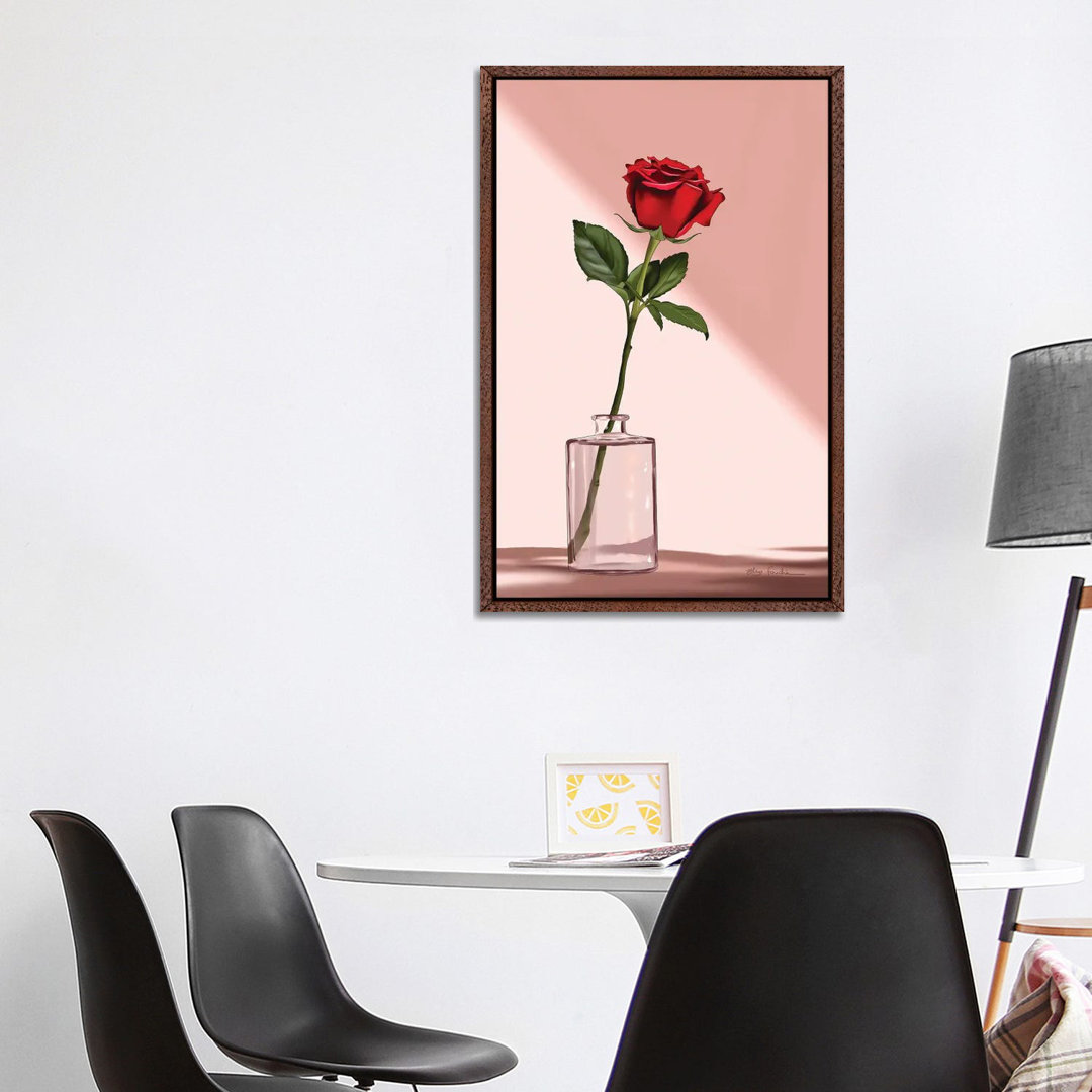 Rose von Elza Fouche - Galerie-verpackte Leinwand Giclée auf Leinwand