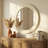 Ceri Round Bone Wall Mirror-1617519063
