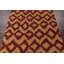 Tapis en laine beige noué la 9 pi 1 x 13 pi 7 po one-of-kind à la main, en laine oranges/zone rouille Plymouth