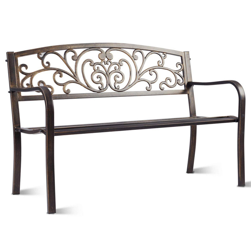 Kiser Metal Outdoor Bench