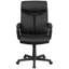  Fauteuil de bureau pivotant à haut dossier LeatherSoft
