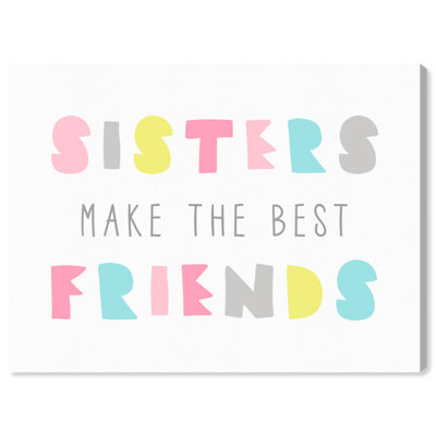 « best friend soeurs brillante », art textuel encadré
