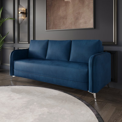 Belmont Velvet Upholstered Sofa