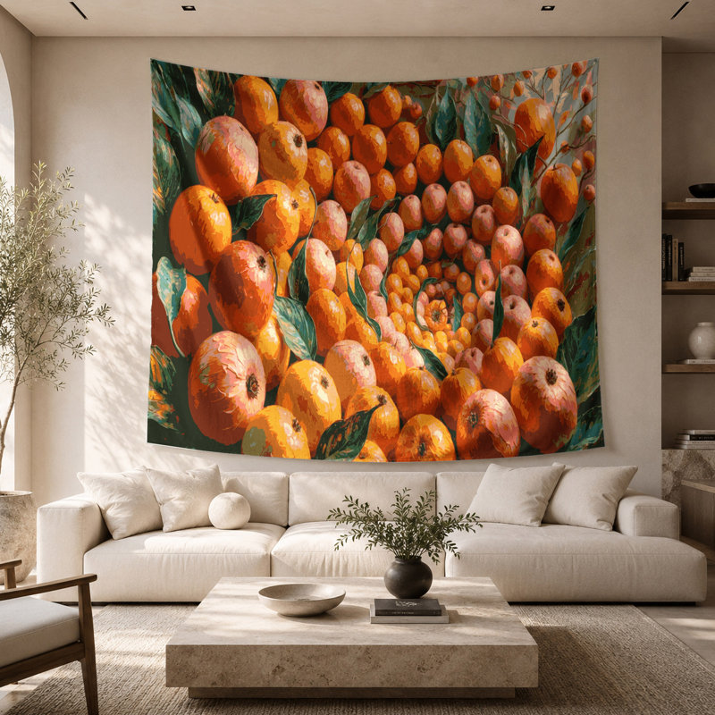 Tapisserie murale «Fruit Aprium», 26 po x 36 po