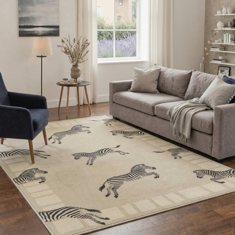 Tapis gris / brun Aldovin Aura, Rectangle 9 pi x 12 pi