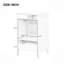 Meuble-lavabo de 20 po avec lavabo, armoire de salle de bain avec porte à fermeture douce, support de rangement et tiroir-115688265