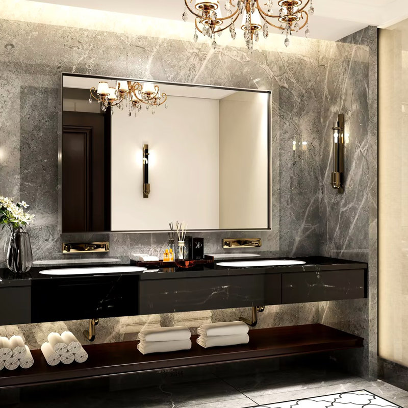 Miroir de salle de bain 40x30inch Silver