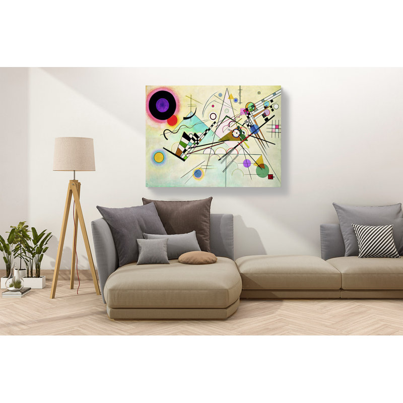 Composition VIII by Wassily Kandinsky - Wrapped Canvas Painting, 50cm H x 70cm W x 4cm D