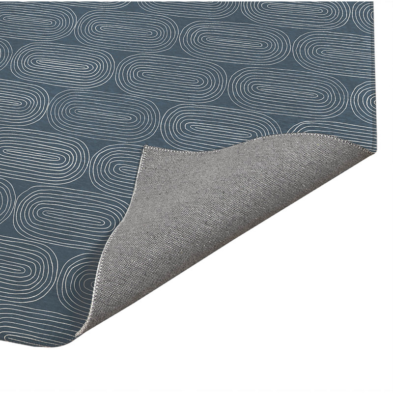 Tapis de bureau léger Earthy Embrace, L 6 pi x L 4 pi, Bleu