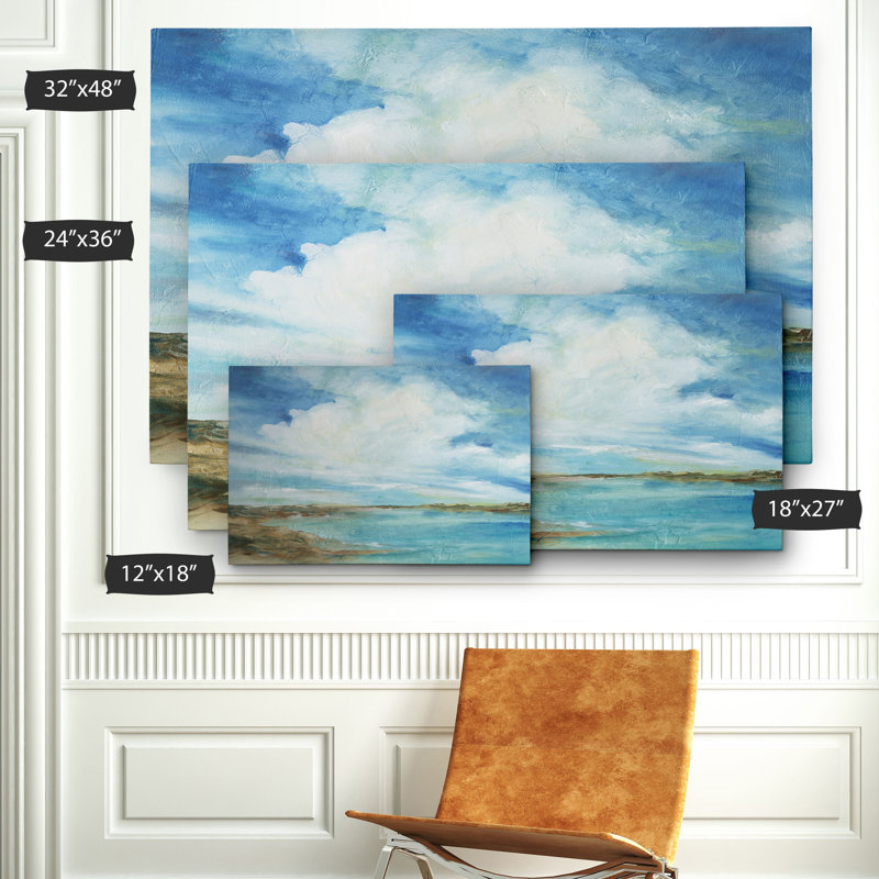 « Sea and Sky », impression sur toile tendue, H 16 po x l 20 po x 1,5 po