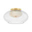 Moore Flush Mount in Aged Brass-366425879-366425876