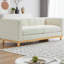 Canapé moderne de 78,7 po pour salon et petit espace, revêtement en chenille douce, siège profond et large avec support à ressorts ensachés, canapé d'appartement 2 places avec accoudoirs rembourrés-1632579788