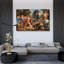 «The Calydonian Boar Hunt» par Peter Paul Rubens - Art mural sur toile tendue avec châssis-1311872570