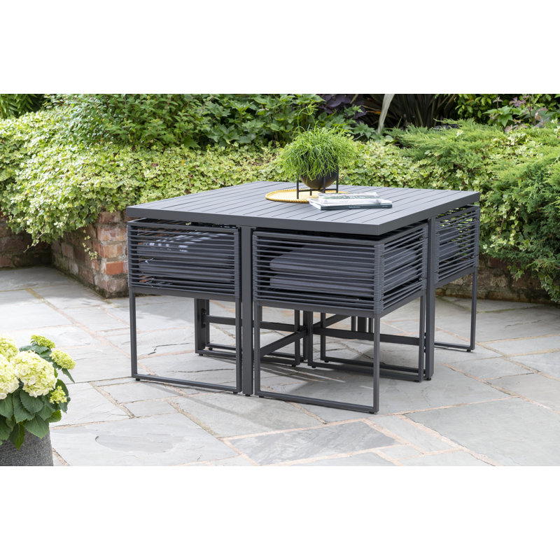 Iberis Sheringham Aluminium & Rope Cube Set