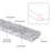 21" x 4" Carrara Marble Side Splash