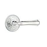 Wembley Flat Privacy (Bed & Bath) Door Lever with Round Rosette