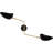 Racer Solid Brass Plug-in Swing Arm Sconce