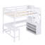 Lit mezzanine double Ennie avec bureau intégré et bibliothèque-697674967