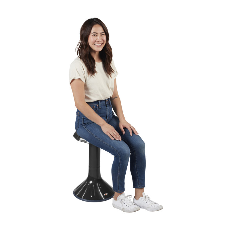 Tabouret ECR4Kids ACE, 20", Noir