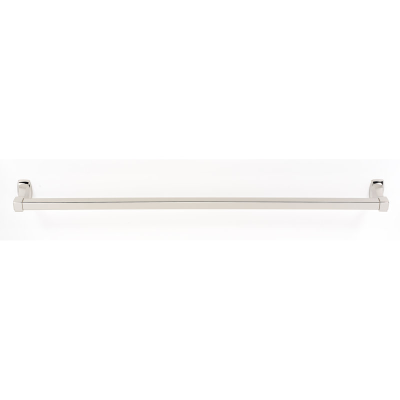 Barre à serviettes murale 30 "Cube, Nickel poli