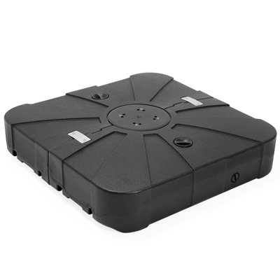 Base de parasol carrée 100L avec roues
