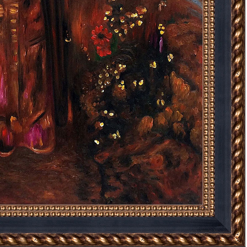 « bouddha progressing of the fleurs » par redon odilon-impression sur toile tendue, H 28,75 po x l 24,75 po x P 2 po