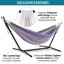 Emmaline Double Hammock with Stand-47852197