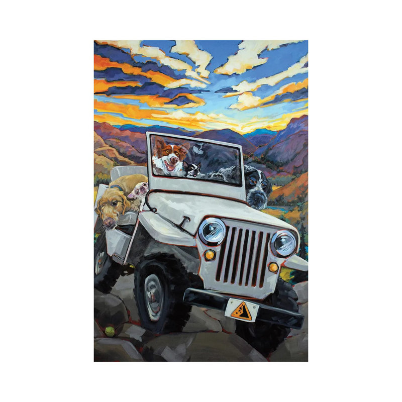 Watch for Falling Rocks 1 Piece Wrapped Canvas Wall Art, 20.32 cm H x 30.48 cm W