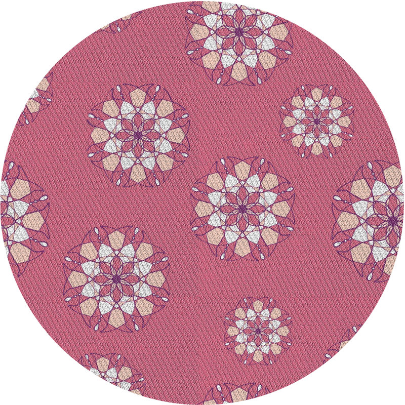 Tapis rose Gotterdammerung, Rond 7 pi