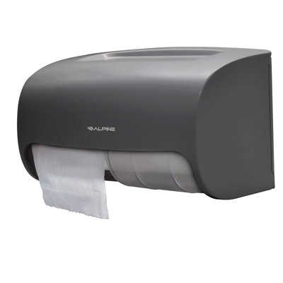 Side-by-Side Double Roll Toilet Paper Dispenser