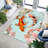 Delicate Non-Woven Thin Type Printed Rug Featuring Elegant Floral Pattern for a Touch of Classic Elegance in Any Room-126248063