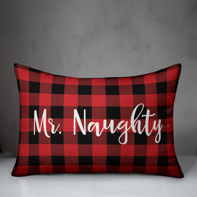 Plaid Reversible Throw Pillow