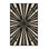 Tapis doux et moelleux à motif étincelant de luxe à motif étincelant noir - Reliure noire