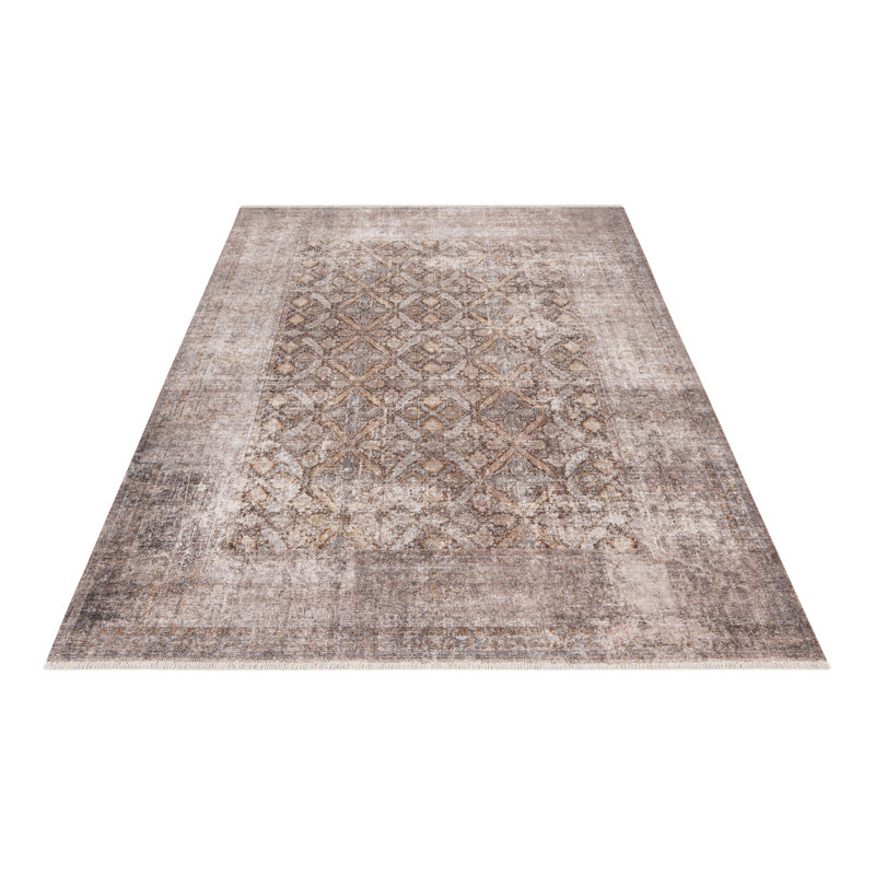 Maurea Uni Area Rug, Rectangle 155 x 230cm, Gold